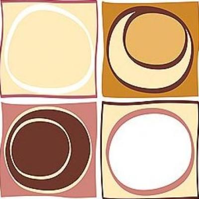 Round in Circles II art print by Duplock