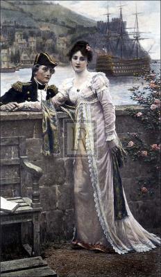 A Sailor's Farewell art print by Edmund Blair Leighton