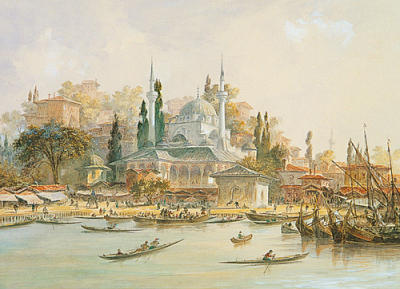 Scutari art print by Eugene Flandin
