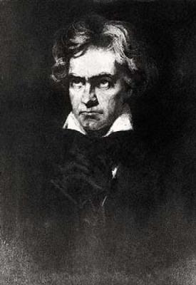 Beethoven art print by FR Hendrich Rumpf