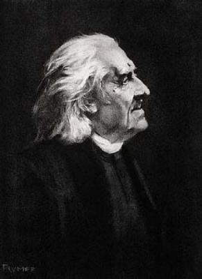 Liszt art print by FR Hendrich Rumpf