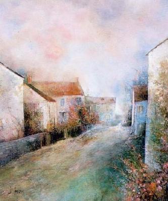 Le Chemin de Jassans 1984 art print by Francois d'Izarny