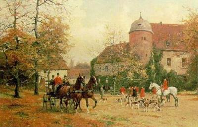 Arriving For The Hunt art print by G Koch