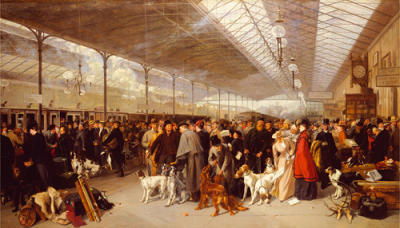 Perth station, going south 1895 art print by George Earl