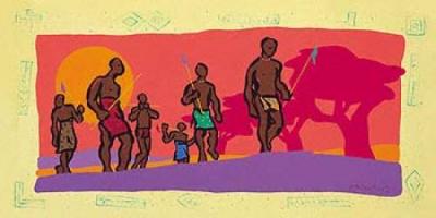 Going to the Ceremony art print by Gerry Baptist