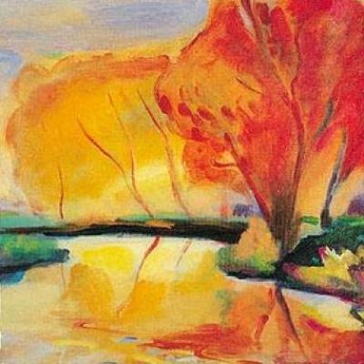 River Reflections art print by Gerry Baptist