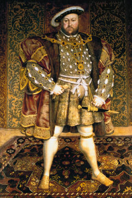 Henry VIII art print by Hans Holbein