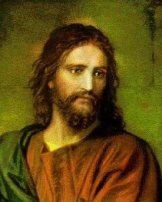 Christ At Thirty-Three (detail from 'Christ and the rich young ruler') art print by Heinrich Hofmann