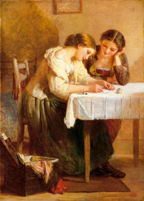 Love Letter art print by Henry Lejeune
