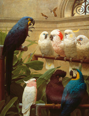 A Select Committee art print by Henry Stacy-Marks