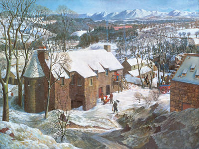 Winter in Angus art print by James McIntosh Patrick