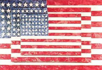 Three Flags art print by Jasper Johns