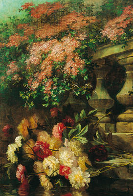 Peonies art print by Jean Capeinick