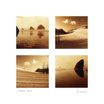 Summer Shores art print by Jo Crowther
