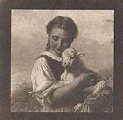 The Young Shepherdess art print by Johann Hofner