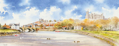 Arundel art print by John Chrisnall