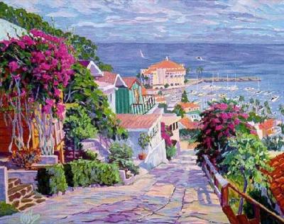 The Road To The Harbor art print by John Cosby