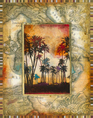 Tahitian Sunset I art print by John Douglas