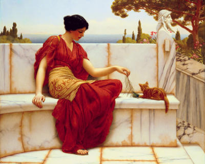 Time to Play art print by John Godward