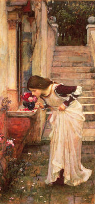 The Shrine art print by John William Waterhouse