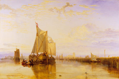 The Dort Packet-Boat from Rotterdam art print by Joseph Mallord William Turner