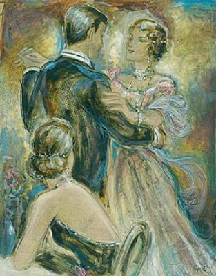 Black tie affair II art print by Karen Dupr�