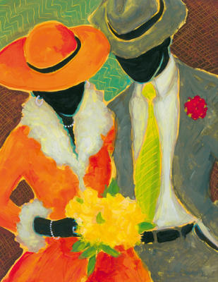 Celebration Love II art print by Karen Dupr�
