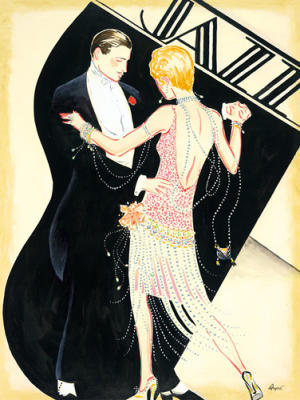 Jazz art print by Karen Dupr�