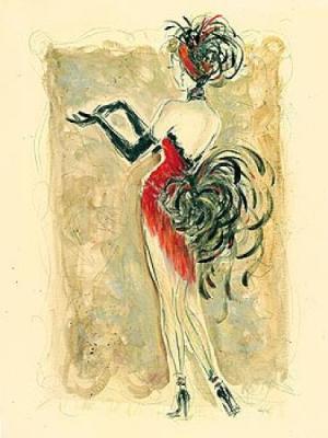 Lady Burlesque III art print by Karen Dupr�