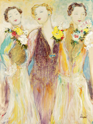 Trois Bijoux I art print by Karen Dupr�