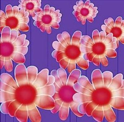 Electric Flowers II art print by Kate Knight