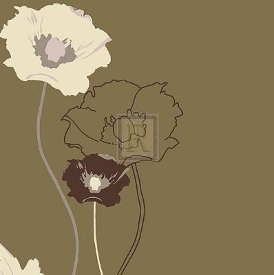 Golden Poppy I art print by Kate Knight