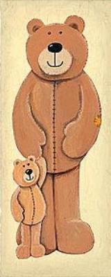 Bear Hug I art print by Kate Mawdsley