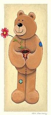 Bear Hug IV art print by Kate Mawdsley