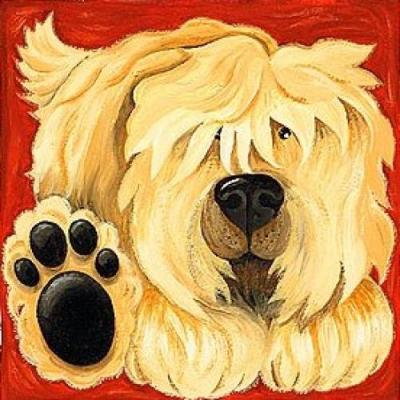 Scruffy art print by Kate Mawdsley