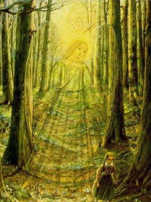 The Guardian Angel art print by Lauren Ford