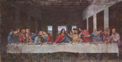 The Last Supper art print by Leonardo da Vinci