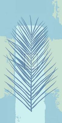 Tropical Fern II art print by Linda Wood