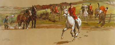Rails art print by Lionel Edwards