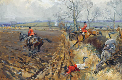The Duke of Rutland's Hounds art print by Lionel Edwards