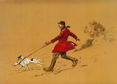 The Terrier Man art print by Lionel Edwards