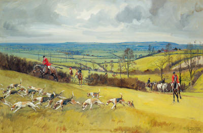 The Whaddon Chase art print by Lionel Edwards