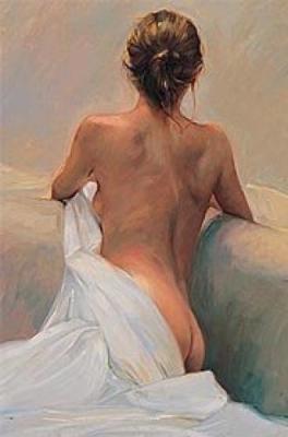 White Satin art print by Lluis Ribas