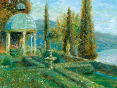 Cypress Shore art print by Longo