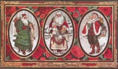Victorian Santas art print by Marilyn Gandre