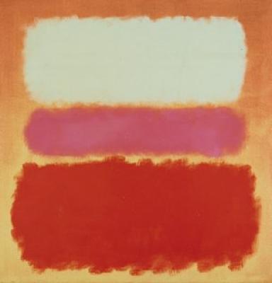 White Cloud over Purple art print by Mark Rothko