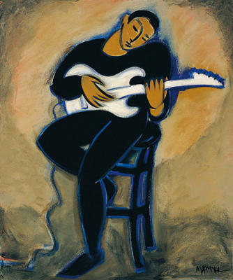Solo art print by Marsha Hammel