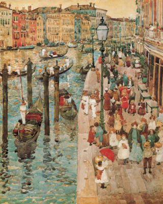 The Grand Canal art print by Maurice Prendergast