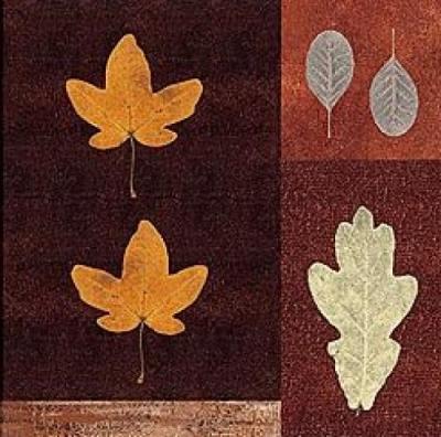 Amber Leaves I art print by Max Carter