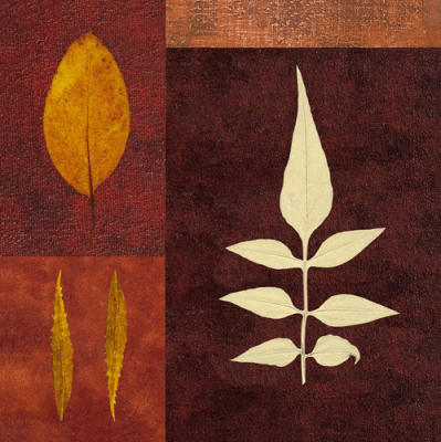 Amber Leaves II art print by Max Carter